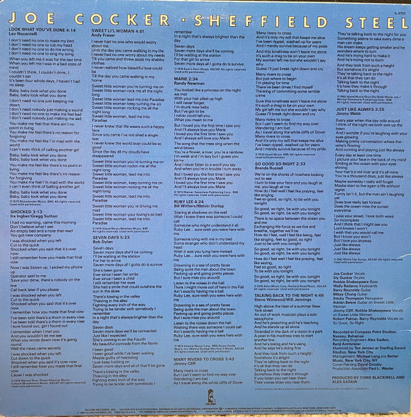 Master Release: Sheffield Steel by Joe Cocker