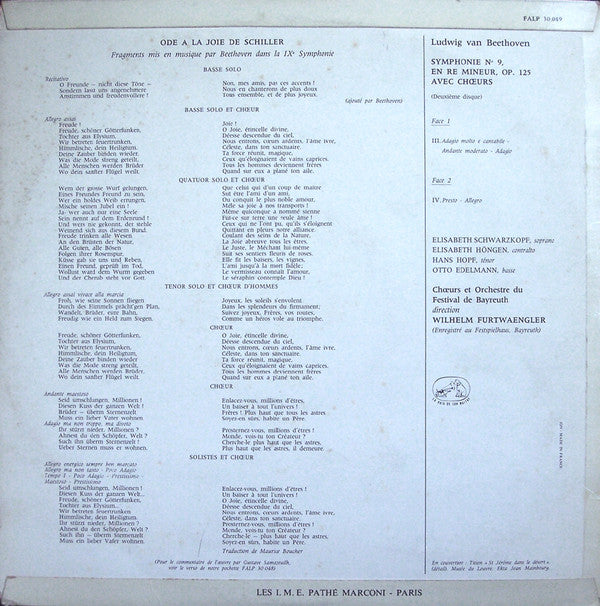Release: Symphony No. 9 In D Minor, Op. 125-Vinyl-France-None-FALP 30.049-12033014