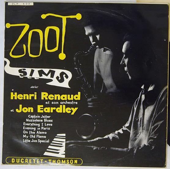 Release: Zoot Sims Avec Henri Renaud Et Son Orchestre Et Jon Eardley-Vinyl-Japan-1958-DLP 503-12868689