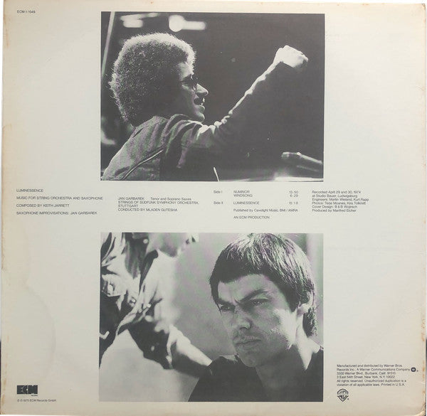 Release: Luminessence-Vinyl-US-1975-ECM-1-1049-16160833