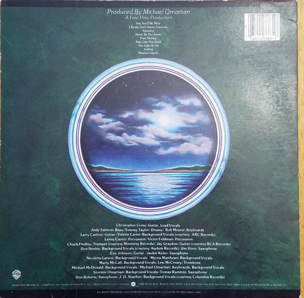 Release: Christopher Cross-Vinyl-US-1979-BSK 3383-11490864