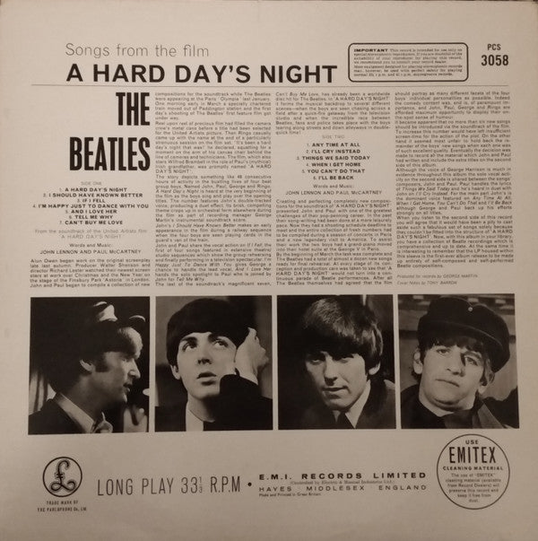 Release: A Hard Day's Night-Vinyl-UK-None-PCS 3058-14695776