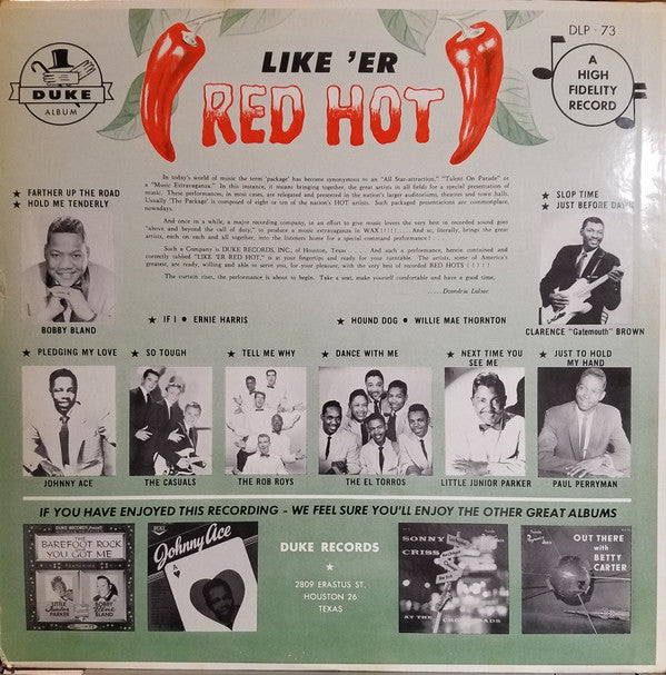 Master Release: Like 'Er Red Hot by Various