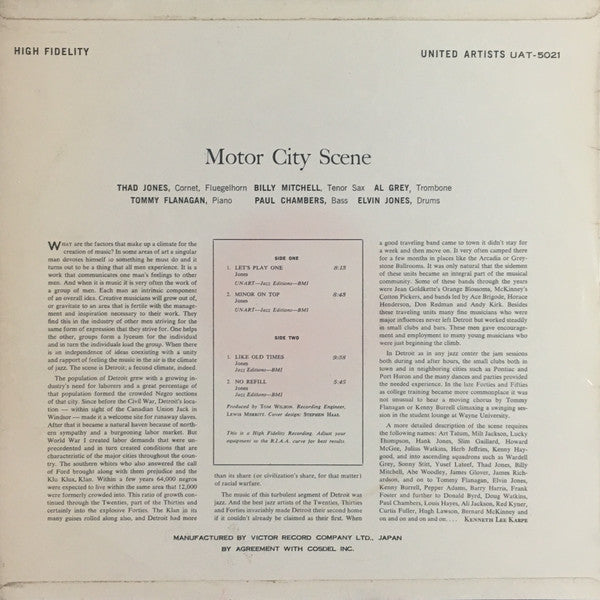 Master Release: Motor City Scene by Thad Jones