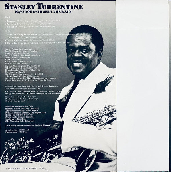 Master Release: Have You Ever Seen The Rain by Stanley Turrentine