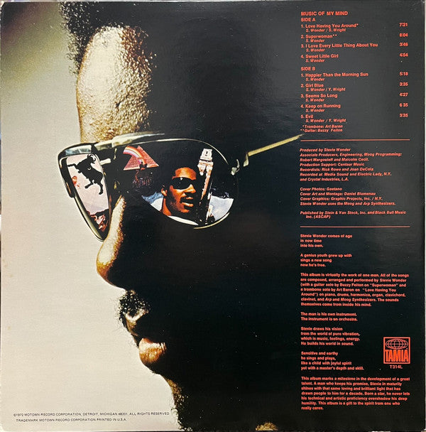 Release: Music Of My Mind-Vinyl-US-None-T 314L, T314L-25744117
