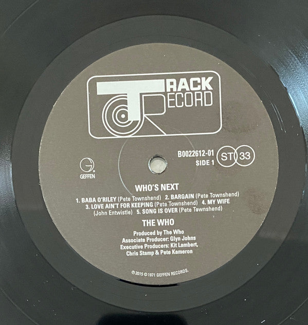 Release: Who's Next-Vinyl-USA & Canada-2018-B0022612-01, B0022612-01, B0022612-01-25575130
