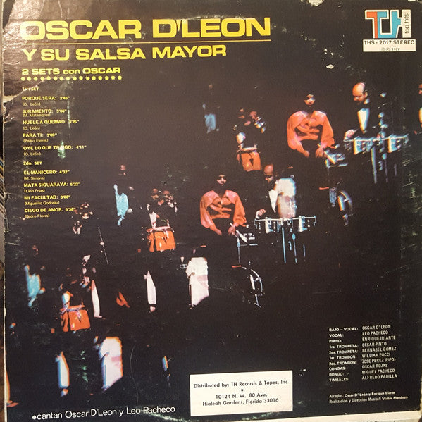 Release: 2 Sets Con Oscar-Vinyl-US-1977-THS-2017, THS 2017-10528556
