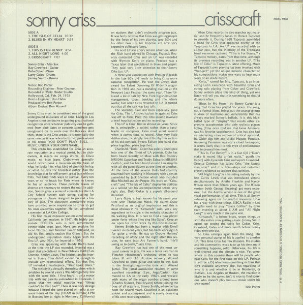 Release: Crisscraft-Vinyl-US-1975-MR 5068-29525506