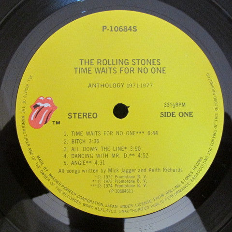 Release: Time Waits For No One (Anthology 1971-1977)-Vinyl-Japan-1979-P-10684S-12196921