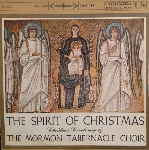 Release: The Spirit Of Christmas: Christmas Carols Sung By The Mormon Tabernacle Choir-Vinyl-Canada-1959-MS 6100-11345615