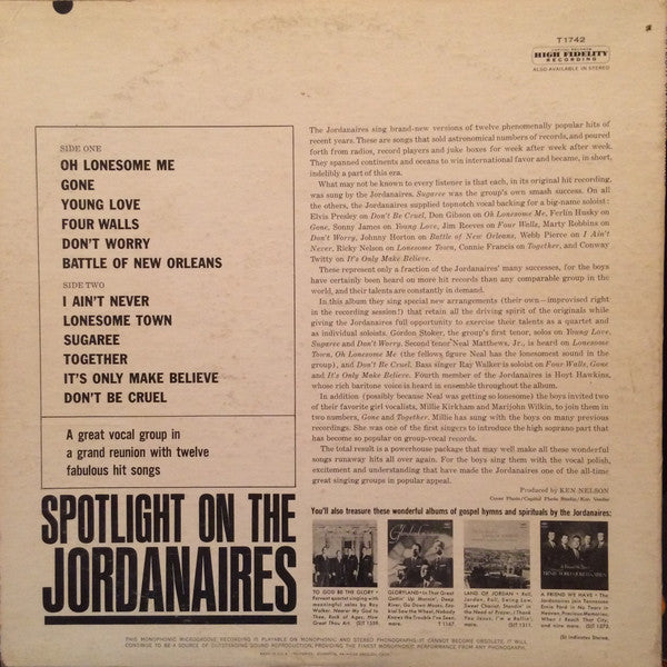 Spotlight On The Jordanaires