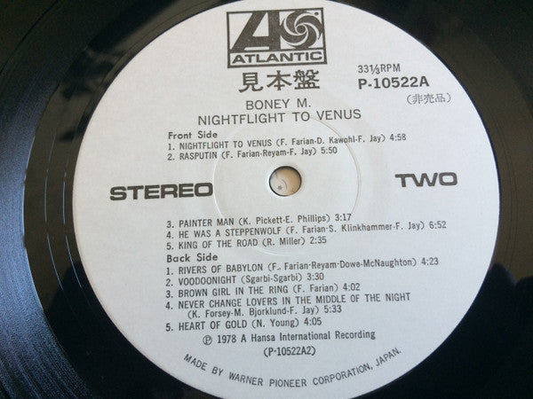 Release: Nightflight To Venus-Vinyl-Japan-1978-P-10522A-15634960