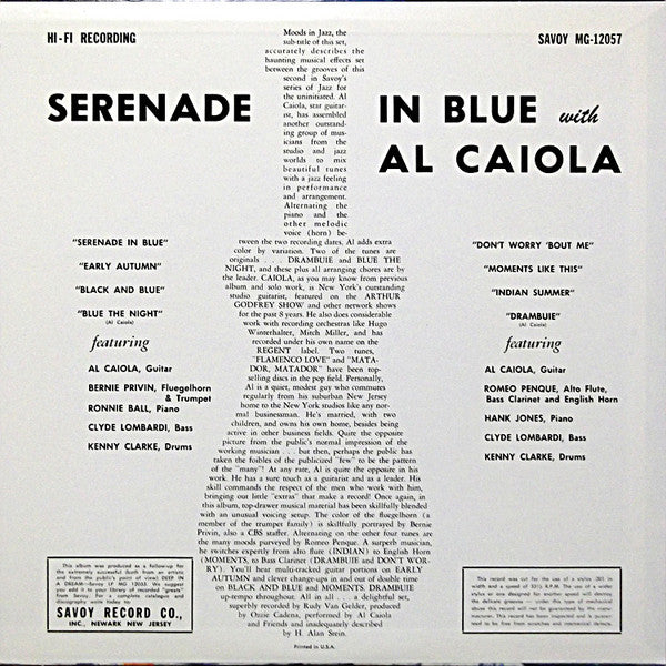 Serenade In Blue