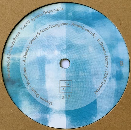 Release: Variations-Vinyl-Italy-2019-Spazio 017, 017-13852861