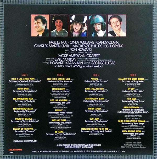 Master Release: Original Motion Picture Soundtrack - More American Graffiti by Various