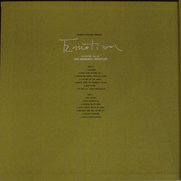 Release: Emotion - Saxophone Ballad-Vinyl-Japan-1973-SOAP-1002-11825881