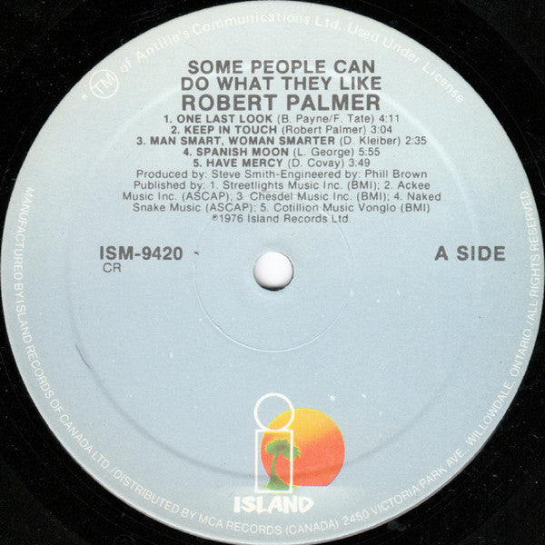 Master Release: Some People Can Do What They Like by Robert Palmer