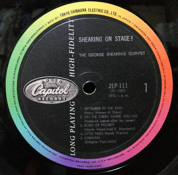 Release: Shearing On Stage!-Vinyl-Japan-1959-2LP-111-10987141