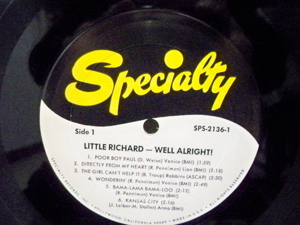 Release: Well Alright!-Vinyl-US-1971-SPS 2136-15137933