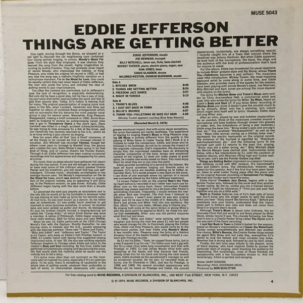 Release: Things Are Getting Better-Vinyl-US-None-MR 5043, 5043-26170808