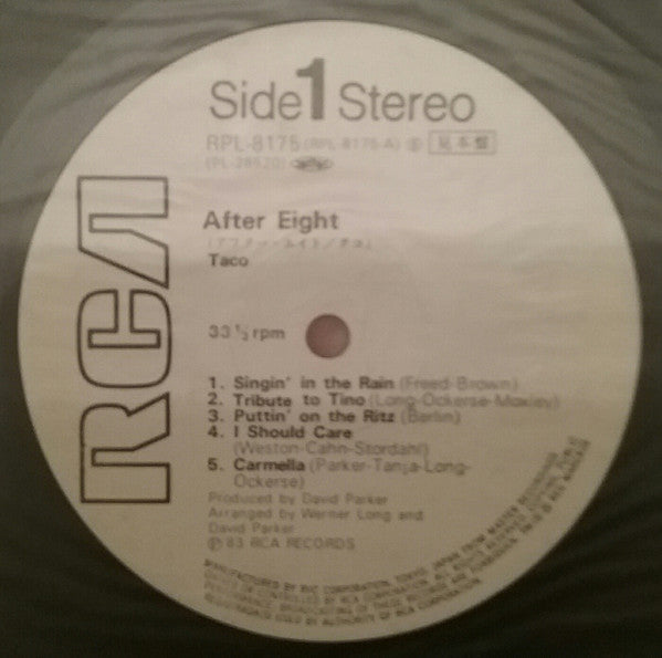 Release: After Eight-Vinyl-Japan-1983-RPL-8175-14344002