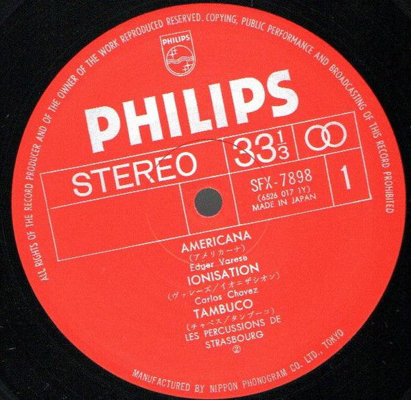 Master Release: Americana by Les Percussions De Strasbourg
