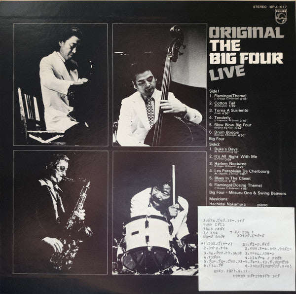 Master Release: Original Big Four Live by George Kawaguchi's The Big 4