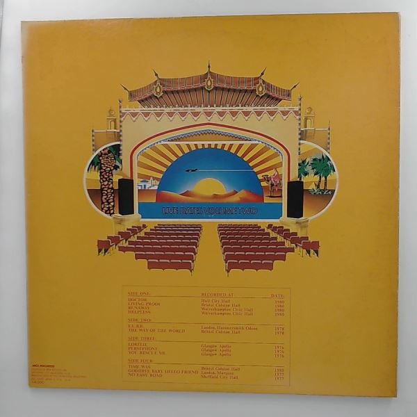 Release: Live Dates Volume Two-Vinyl-Japan-1980-VIM-9523-4-21307192