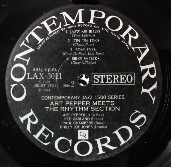 Art Pepper Meets The Rhythm Section