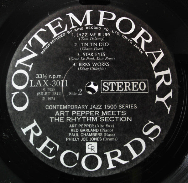 Art Pepper Meets The Rhythm Section