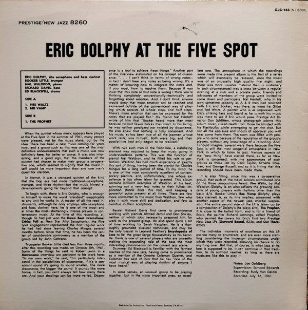 At The Five Spot, Volume 1