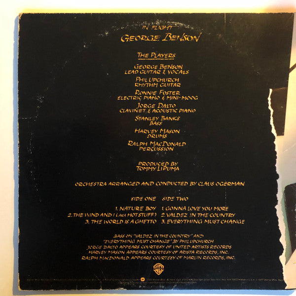Release: In Flight-Vinyl-US-1977-BSK 2983-14779524