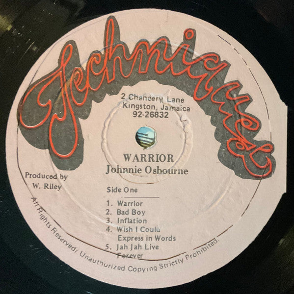 Release: Warrior-Vinyl-Jamaica-None-WR 1988-26486732