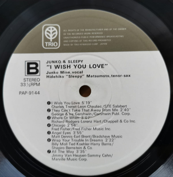 I Wish You Love