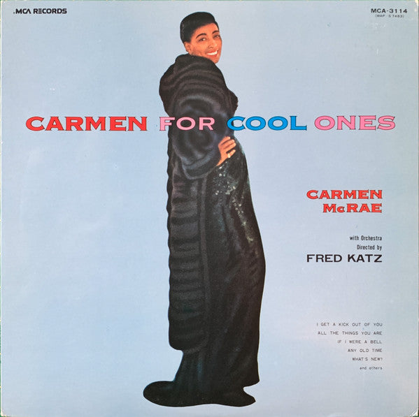 Release: Carmen For Cool Ones-Vinyl-Japan-1974-MCA-3114-20498182