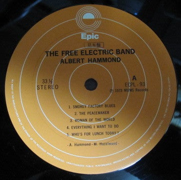 Release: The Free Electric Band-Vinyl-Japan-1973-ECPL-93-14627682