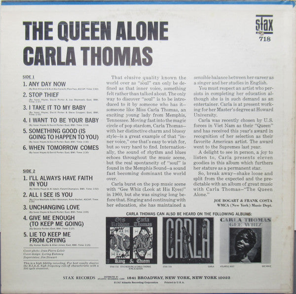 Master Release: The Queen Alone by Carla Thomas