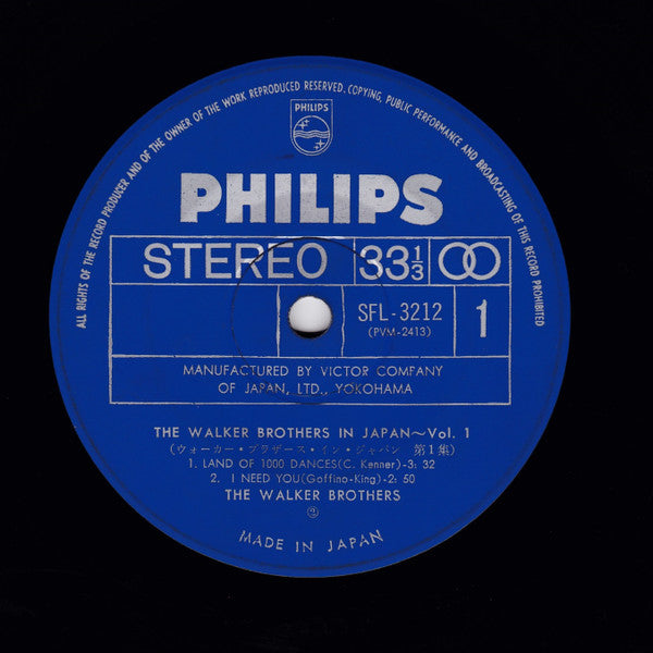 ウォーカー・ブラザース・イン・ジャパン第1集 = The Walker Brothers In Japan Vol. 1