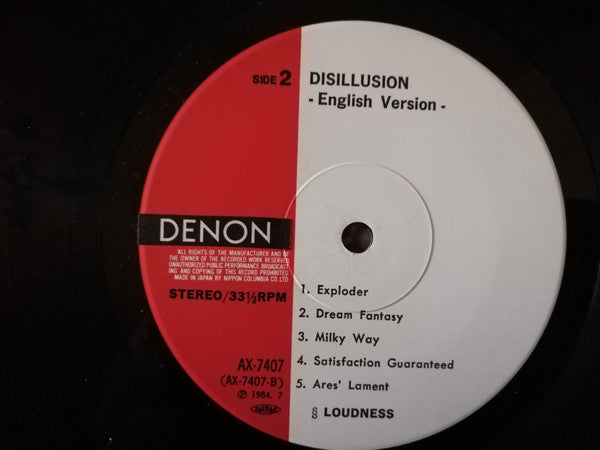 Disillusion - English Version -
