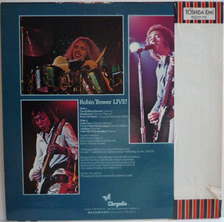 Release: Robin Trower Live!-Vinyl-Japan-1977-WWS-80942-8303060