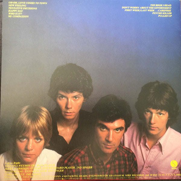Release: Talking Heads: 77-Vinyl-Japan-1982-P-6485-3619826