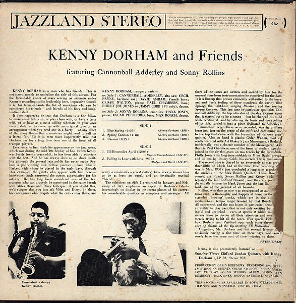 Release: Kenny Dorham And Friends-Vinyl-US-None-JLP 982-5744465