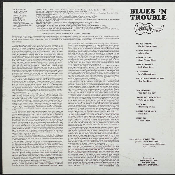 Release: Blues 'N Trouble-Vinyl-US-None-F1006-8689645