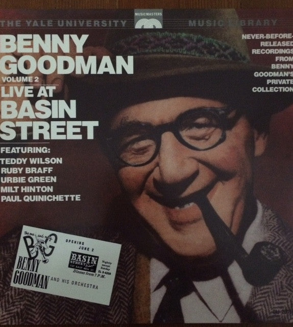 Release: The Yale University Music Library- Benny Goodman, Volume 2: Live At Basin Street-Vinyl-US-1988-CIJ 20156F-7643282