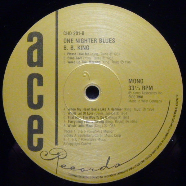 One Nighter Blues