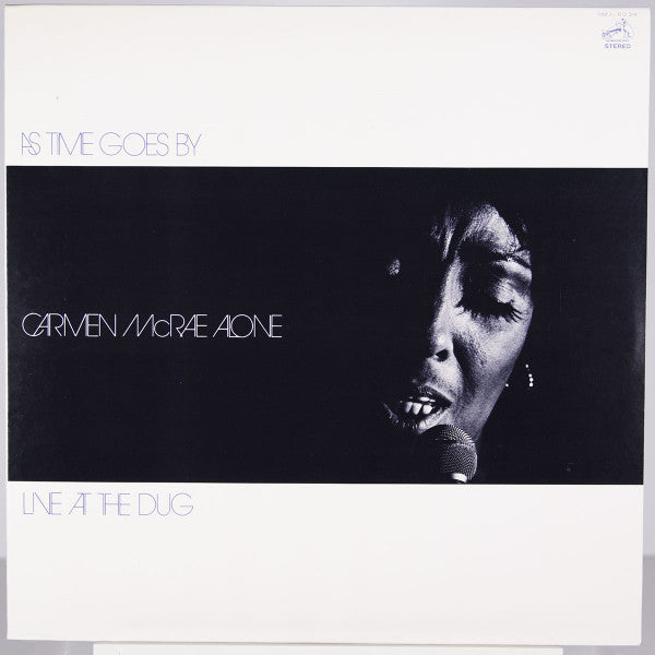 Release: As Time Goes By / Carmen McRae Alone / Live At The Dug-Vinyl-Japan-1974-SMJ-6034-4617075