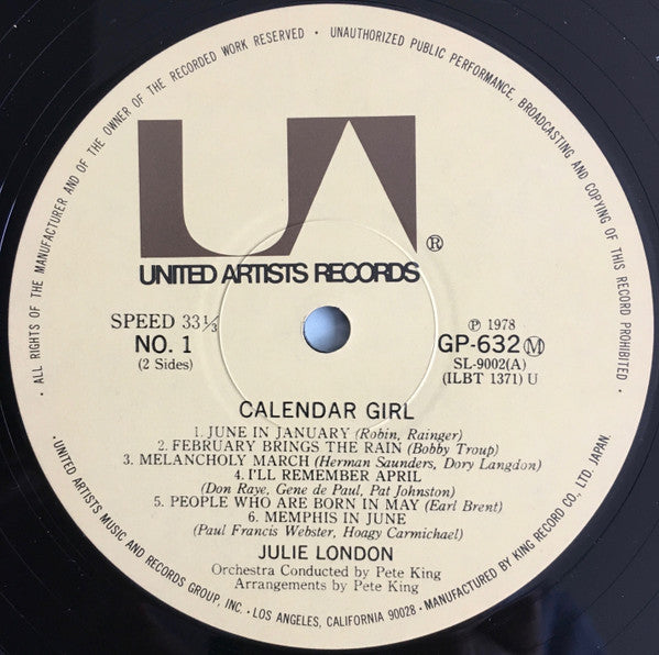 Calendar Girl