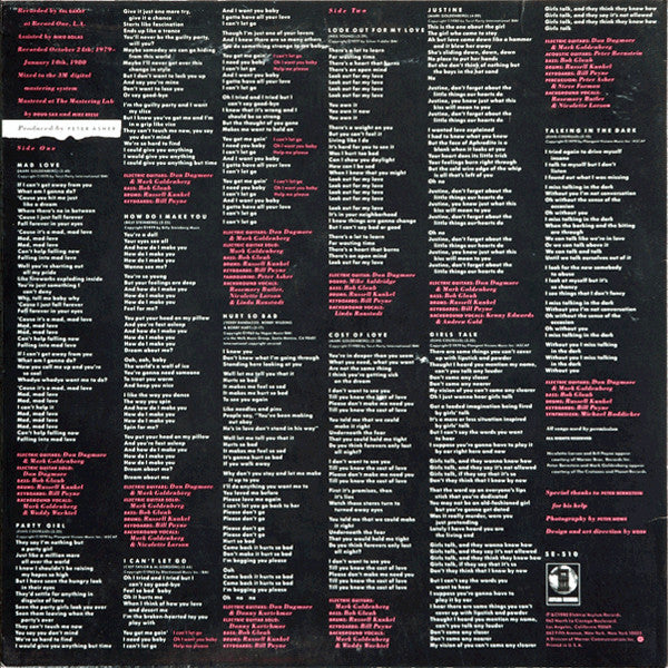 Release: Mad Love-Vinyl-US-1980-5E-510-6727184