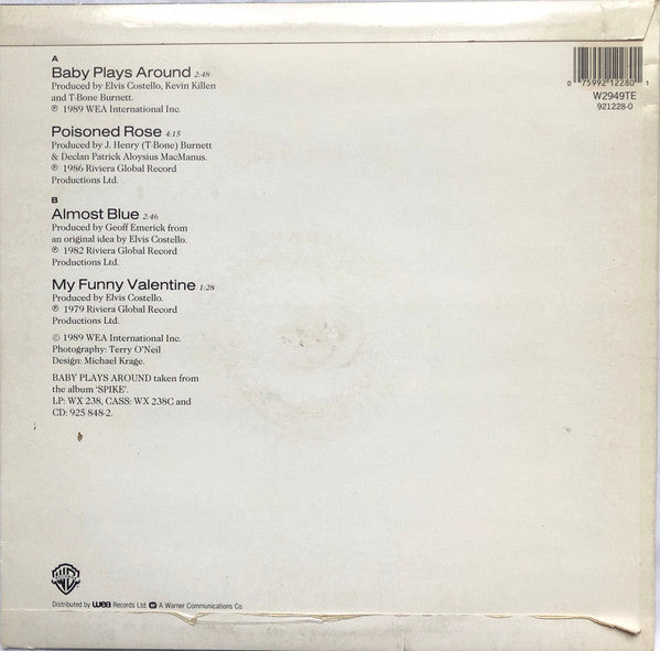 Master Release: Baby Plays Around by Elvis Costello